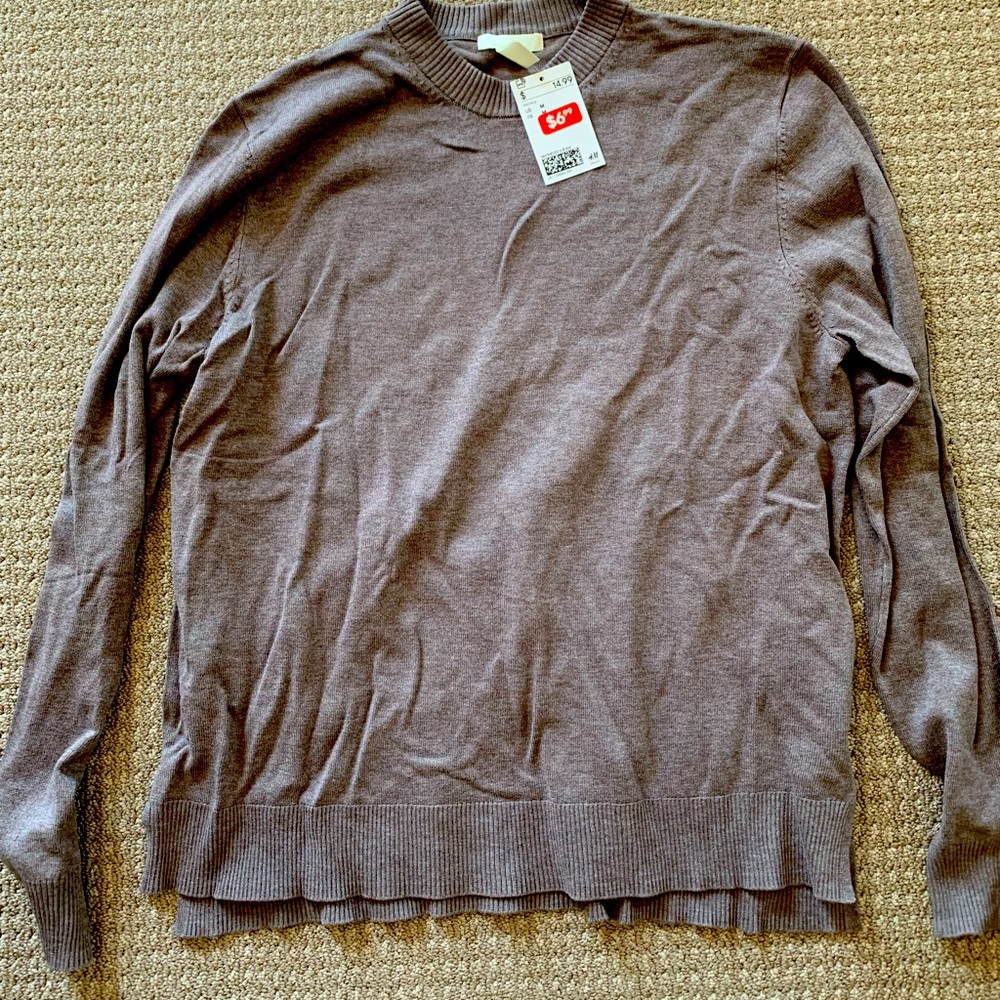 H&M light brown sweater